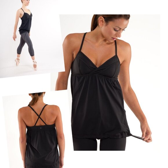 NWOT Lululemon Rehearsal Tank in Black (Size 8) - Picture 1 of 16
